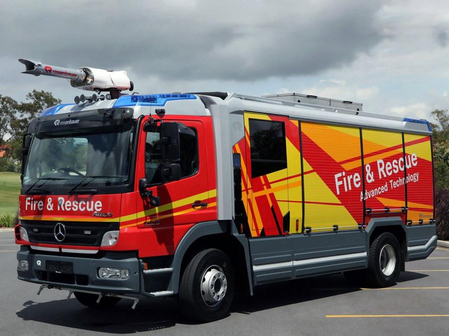 Mercedes-Benz Atego 1629 Rosenbauer 2005 года  (UK) (фото 1 из 1)